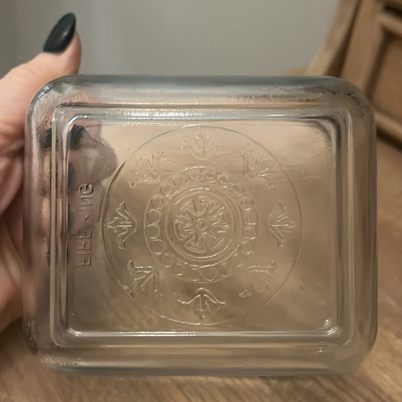 Vintage Fire King Small Casserole Dish & Lid Refrigerator Light Blue 1940’s - Picture 5 of 8